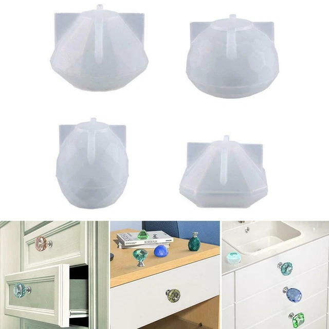 Manija de silicona molde armario puerta cajón tiradores manija muebles T0V5