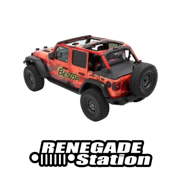 Jeep Wrangler Jl 4türer Duster Pont Couverture de Couverture Coffre Noir Bestop