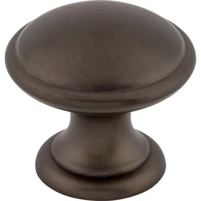 Top Knobs Cabinet  Rounded Knob 1 1/4 Inch Oil Rubbed Bronze