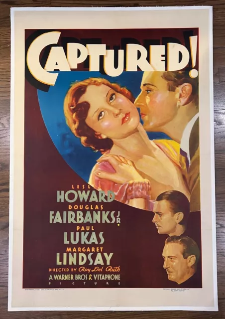 CAPTURED! '33 Leslie Howard, Douglas Fairbanks Jr., Paul Lukas, Margaret Lindsay