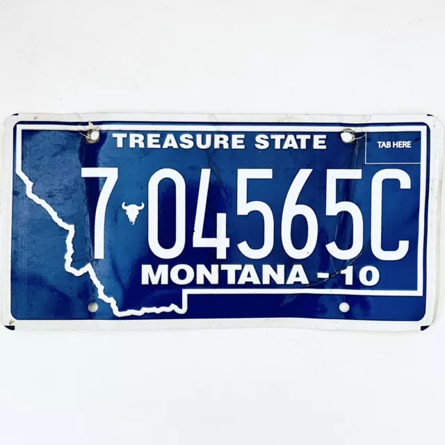 United States Montana Flathead County Passenger License Plate 7 04565C