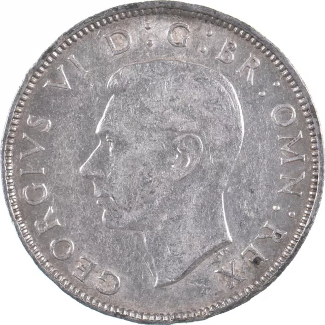 SILVER - WORLD Coin - 1942 Great Britain 2 Shillings - World Silver Coin *348