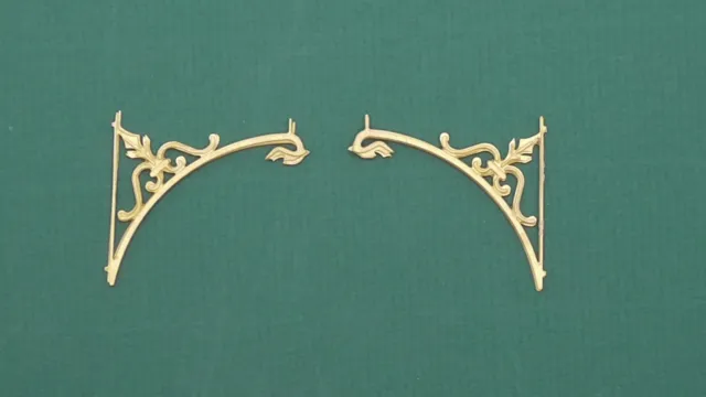 12th scale  Dolls House   Pair of Bracket  By Iron work  Black country  IR0028AC