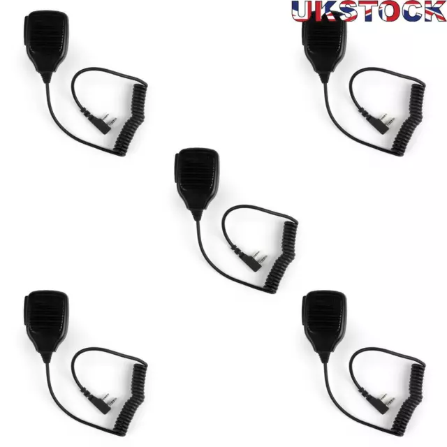 5x KMC-21 Handheld Speaker Microphone For BaoFeng Kenwood UV-5R BF-888S Radio UK