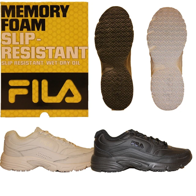 fila work shoes memory foam