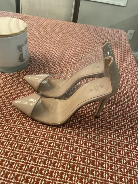 Call It Spring Womens Heels size 7 Vegan Nude pumps