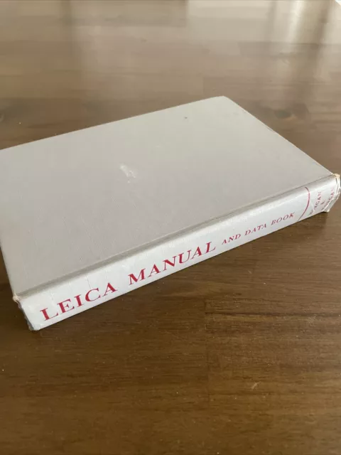 Leica Manual and Data Book Copyright 1956 Morgan & Morgan Excellent Condition