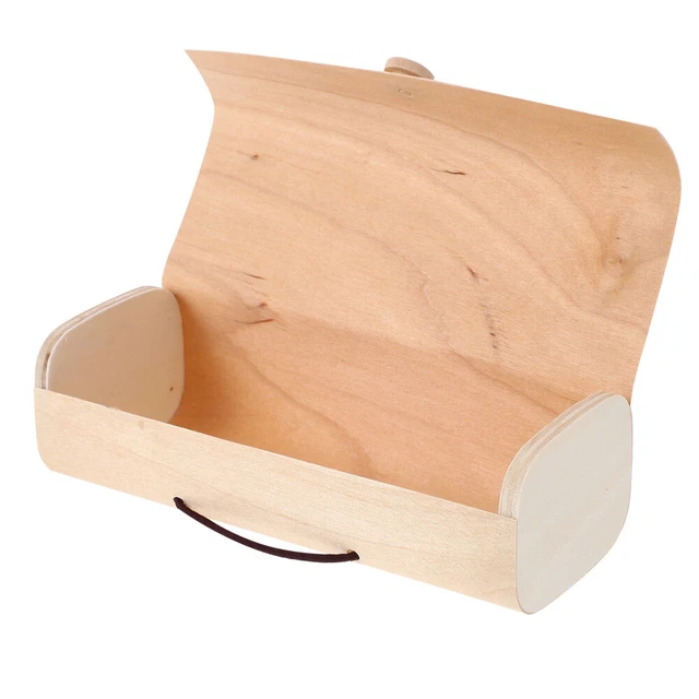 Wood Spectacle Holder Eyeglass Case Hard Shell Glasses Cases Sunglasses