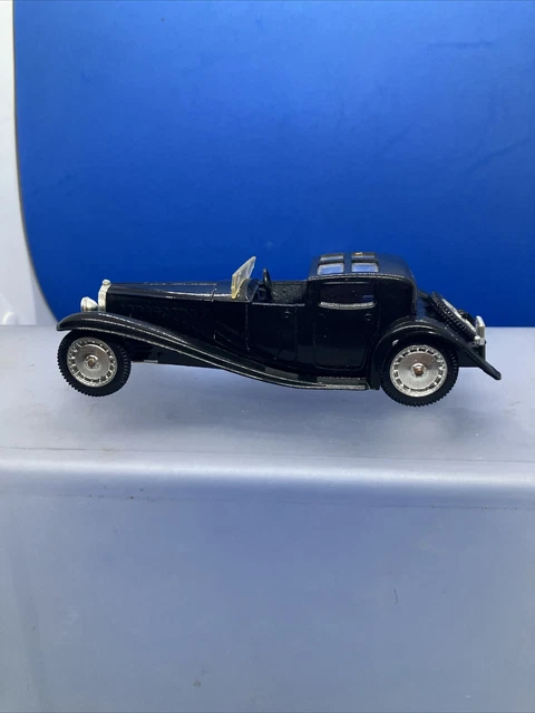 Solido Résine SB 1/43 - Bugatti Royale Type 41 Noire Et Bleue 1928 - Occasion