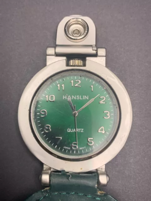 VINTAGE MEN S HANSLIN Analog Pocket Watch Untested May Need Battery Repair 7.43 PicClick