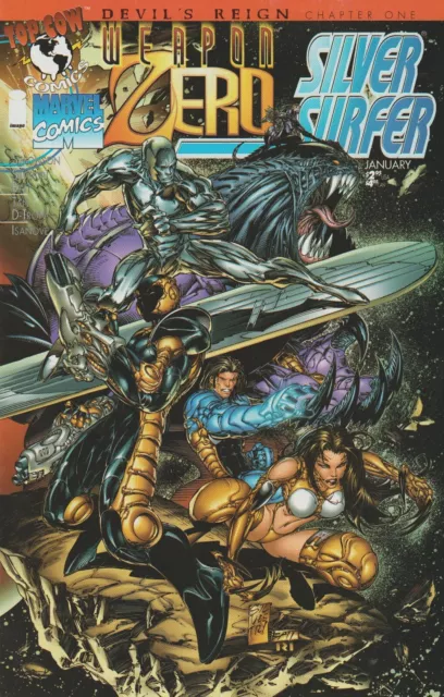 Image & Marvel Comics Weapon Zero Silver Surfer #1 (1996) 1St Print Vf