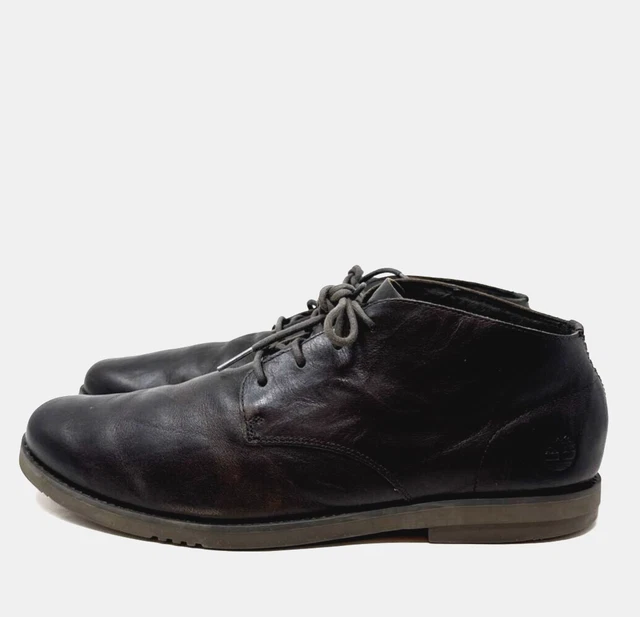 TEVA DURBAN MENS Dark Brown Leather Chukka Boots Size 11 