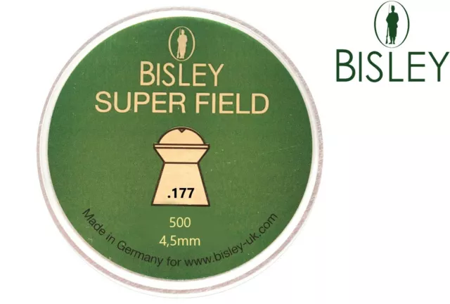 Bisley Super Field Pellets .177 Cal 4.5mm Air Gun Rifle Target Hunting Shooting