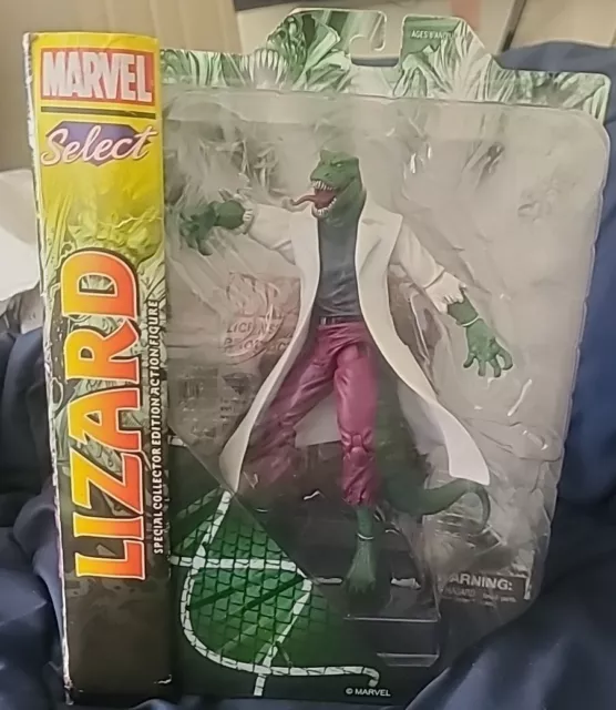 Marvel Diamond Select LIZARD Action Figure Spider-Man