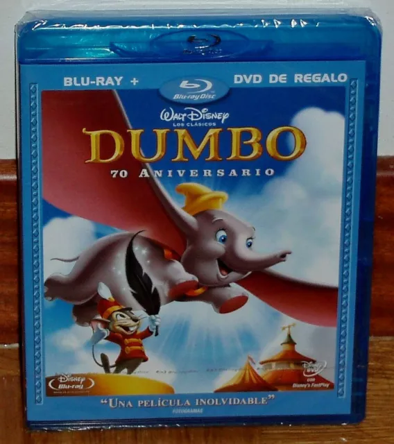 Dumbo Clasico Disney Nº 4 Blu-Ray+Dvd Nuevo Precintado Animacion R2