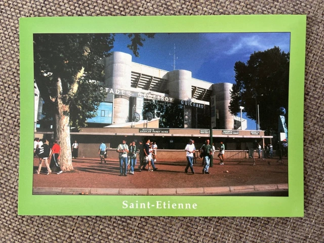 Carte Postale Ancienne - Stade Geoffroy Guichard - ASSE Saint-Étienne - Édition Faurand