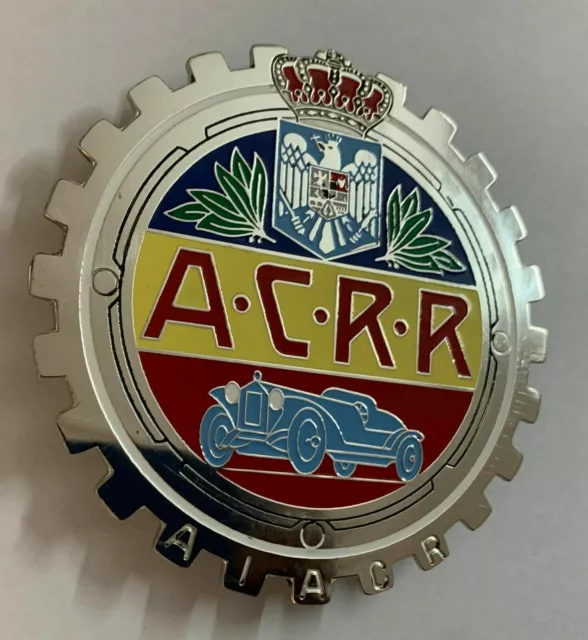 ACRR Car Grill Badge Emblem Logos Metal Email MG Porsche Ferrari Audi 3