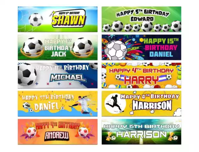 x2 Banner compleanno personalizzato tartaruga bambini decorazione festa 1