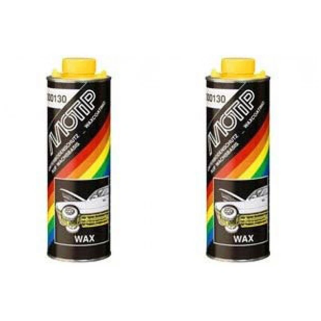 2 x Motip Unterbodenschutzwachs braun-transparent 1000ml 00130