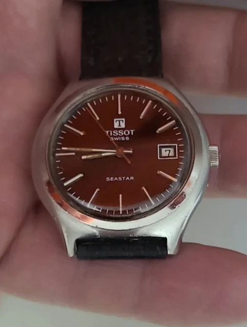 Très belle montre homme TISSOT Seastar acier TBE Fonctionne