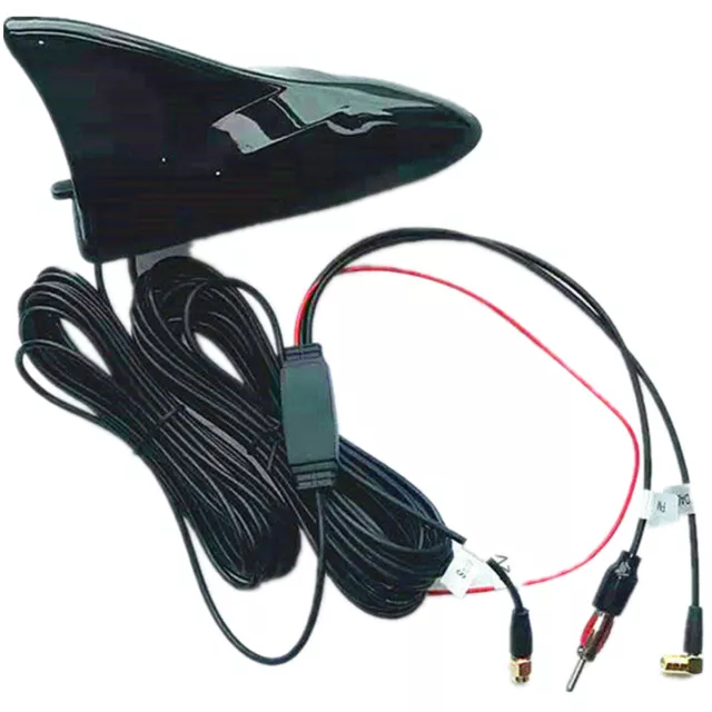 Premium Shark GPS GSM FM Roof Antenna Amplifier Radio Fakra for