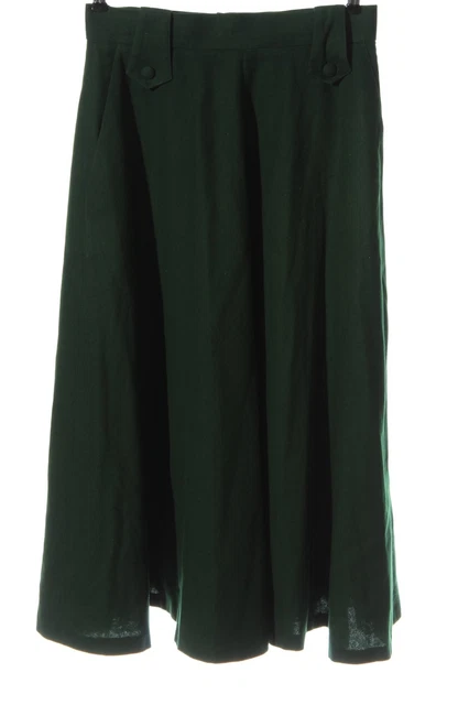 HELENE STRAßER Jupe en laine Dames T 42 vert style décontracté