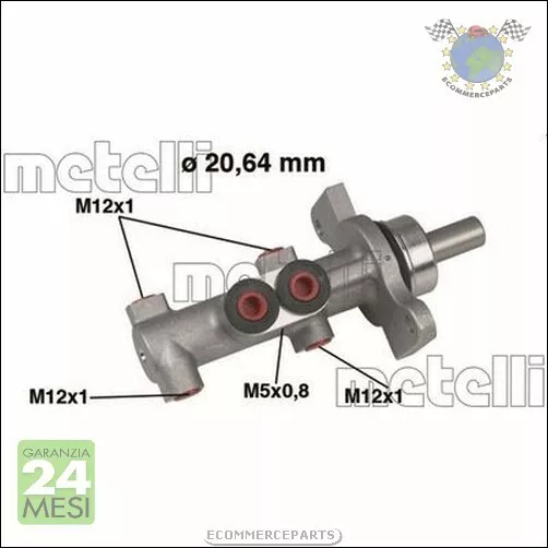 Pompa freni Metelli per CITROEN C3 I C2 PEUGEOT 1007 #fo