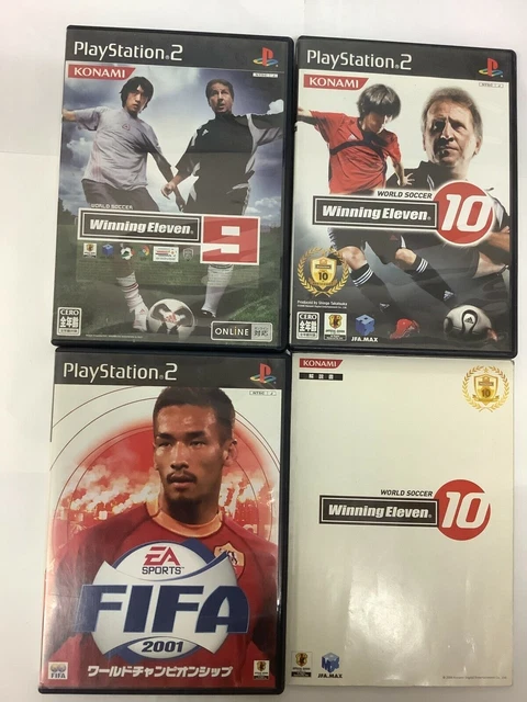 PS2 Sony Playstation 2 Japanese World Soccer Winning Eleven  Lot 3 NTSC-J  used