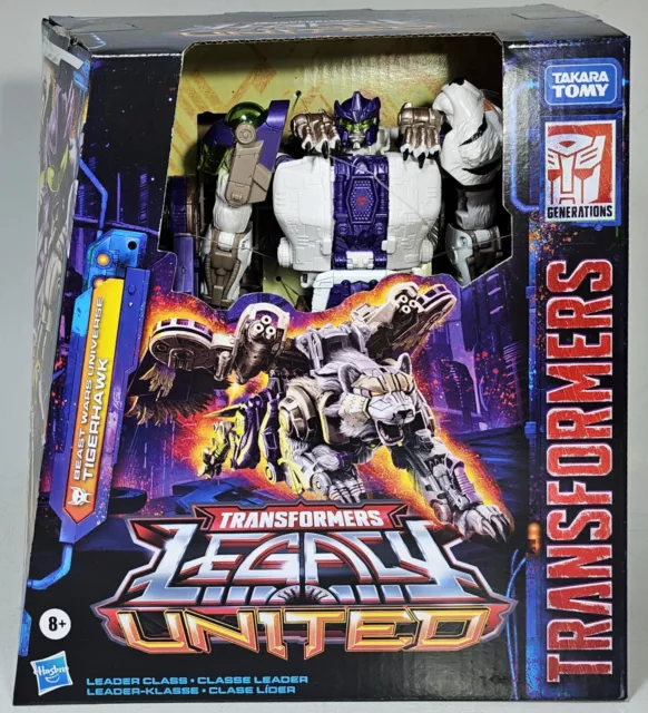 Hasbro 2023 Transformers Legacy United Tigerhawk Leader Class Beast Wars Sealed