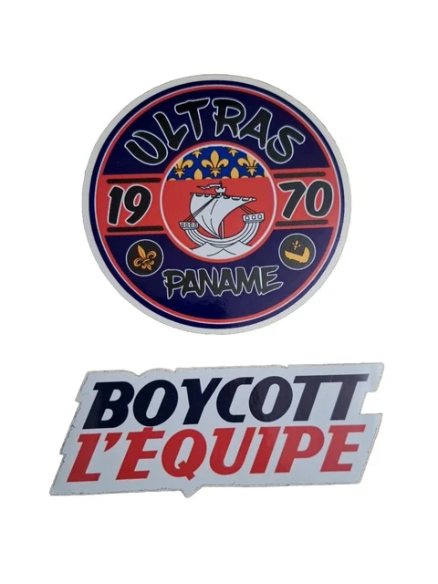 Lot De 2 Stickers Urban Paname - Virage Auteuil Ultras PSG