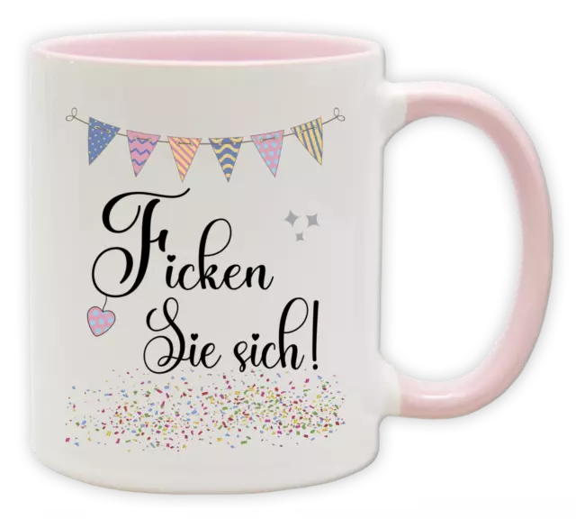 Tasse - Party Becher mit Spruch - FICKEN SIE SICH