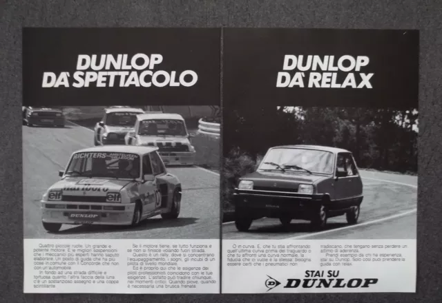 G158-Advertising Pubblicità-1982 - DUNLOP RENAULT SETTACOLO RELAX