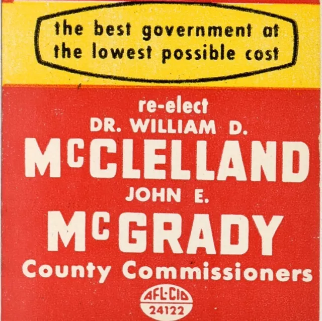 1960s Dr McClelland D John C McGrady Allegheny County Commissioner Pittsburgh PA