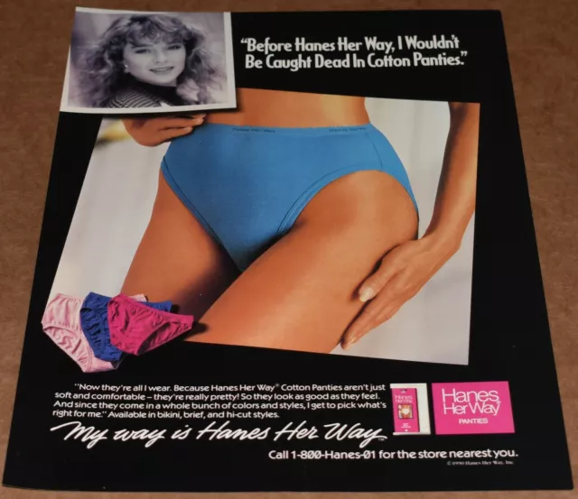 1996 Hanes Her Way Underwear TV Commercial 
