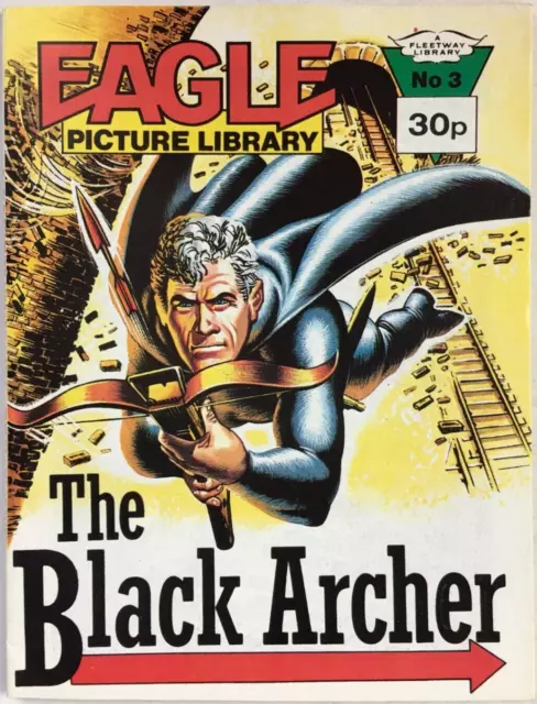 Eagle Picture Library No. 3 The Black Archer 1985 6.6" Bound UK Comic New/Unread
