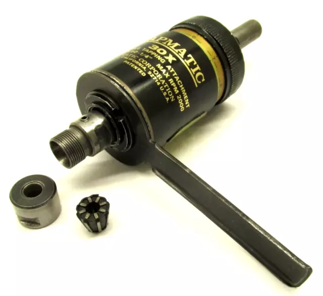 TAPMATIC #0-1/4" REVERSIBLE TAPPING HEAD ATTACHMENT w/ 1/2" SHANK - #30X