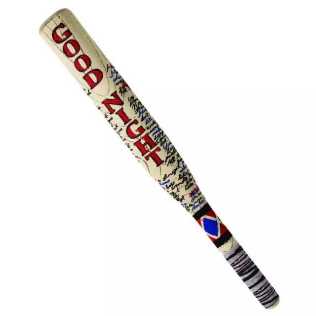 Official Suicide Squad Harley Quinn Hard Foam Deluxe Baseball Bat Costume Prop