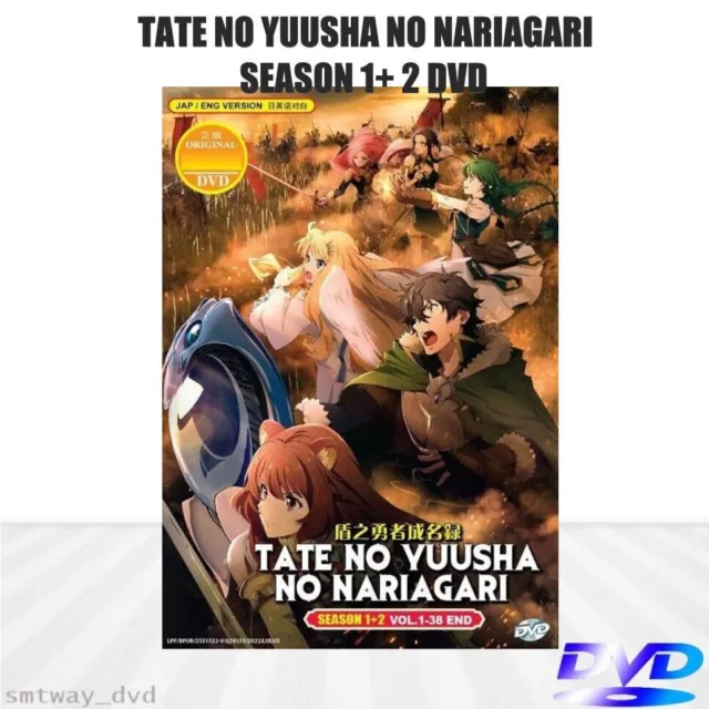 TATE NO YUUSHA no Nariagari (Season 1&2: VOL.1 - 38 End) ~ English 