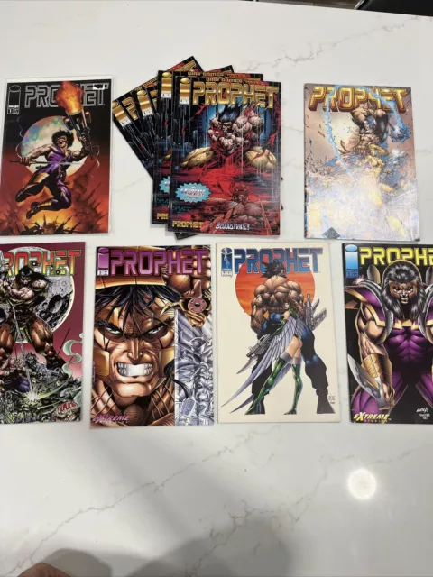PROPHET Lot of 10 Image comics # 1 3 7 8 9 Vol. 1   2 War Games Extreme Studios