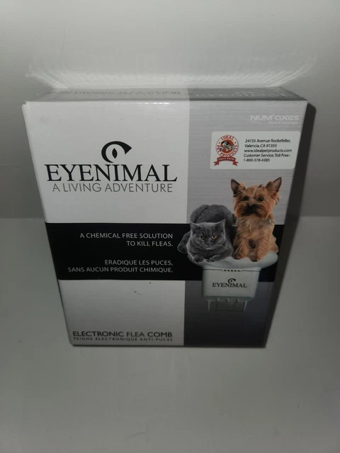 Eyenimal Electronic Flea Comb Cat Dog Electrostatic Chemical-Free Kills Fleas