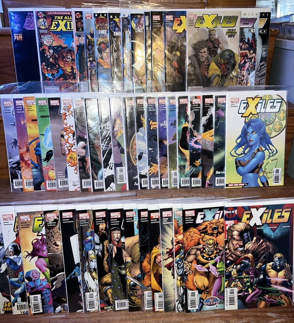 51 EXILES Marvel Comics Lot LOW FIRST BID PRIORITY SHIPPING