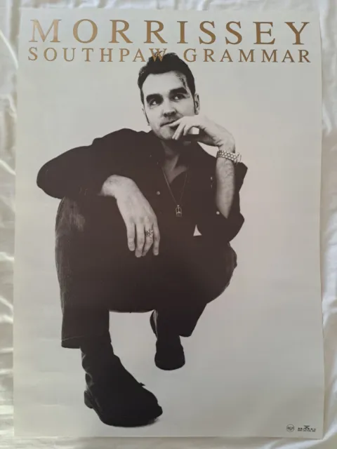 Morrissey Southpaw Grammar Japanese Promo Poster B2 Size 1995 Original Very Rare