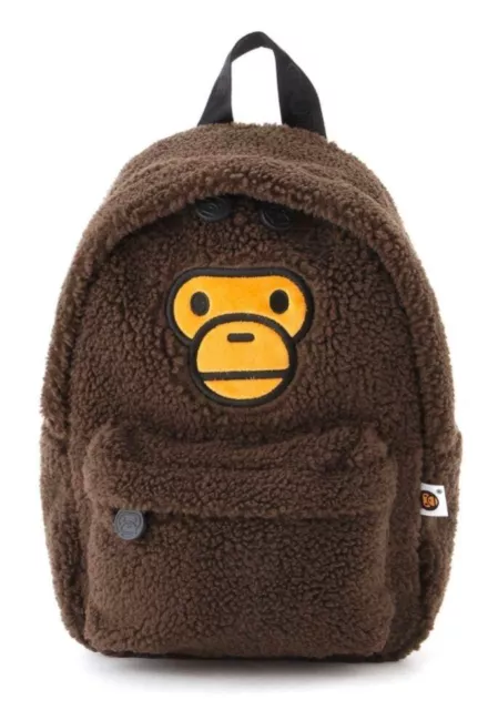 Baby Milo Store By A Bathing Ape Fur Fabric Mini Backpack 2024 SS BABY MILO