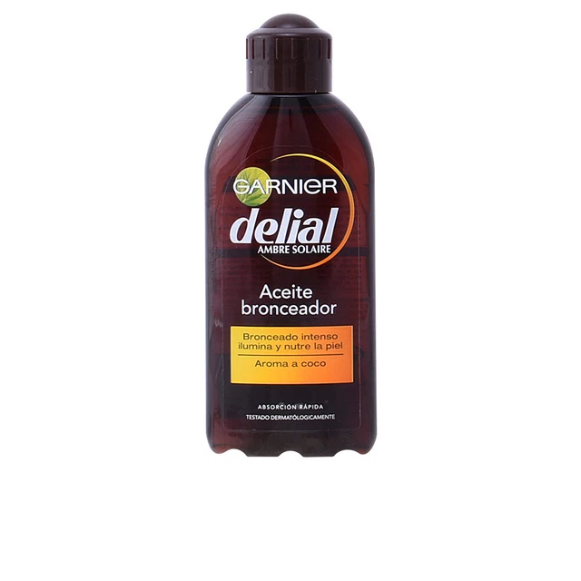 Solari Garnier unisex IDEAL BRONZE aceite bronceador intenso 200 ml