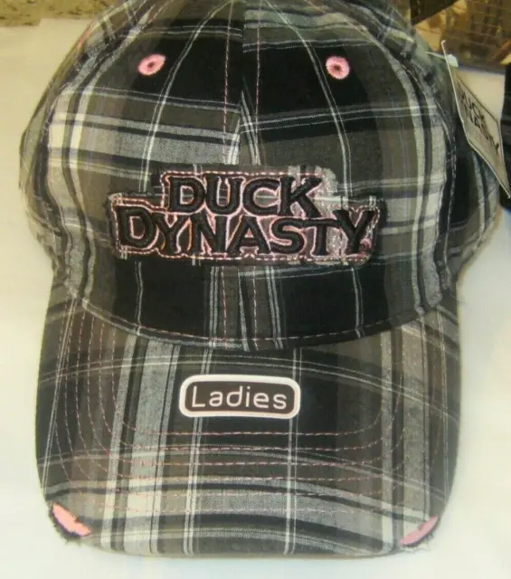 Cap / Hat Woman's Duck Dynasty Embroidered Distressed Look Adjustable size cap