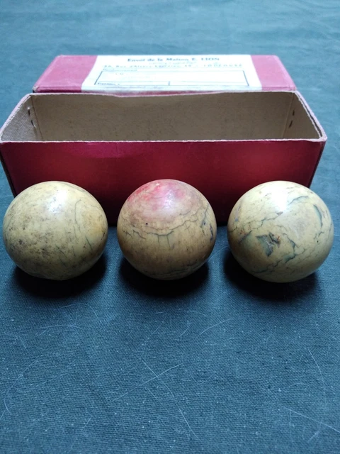 ANCIENNE BOULE DE billard NAPOLEON III 165grs COLLECTION EUR 70,00