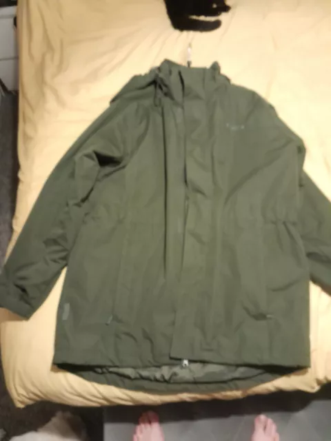 Khaki sales storemans coat