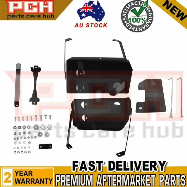 DUAL BATTERY TRAY KIT For TOYOTA LANDCRUISER 70 76 78 79 SERIES V8 TURBO DIESEL EUR 58,56