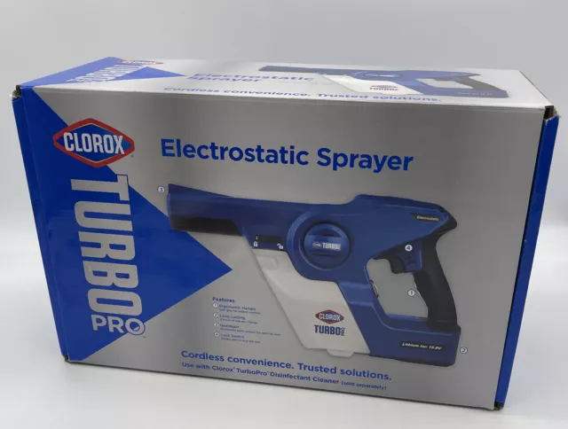 Clorox Turbo Pro Electrostatic Sprayer. New In The Box Clorox Turbo Pro Electrostatic Sprayer. New In The Box