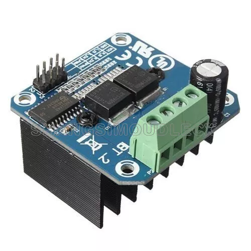 Double BTS7960B DC 43A Stepper Motor Driver H-Bridge PWM For Arduino Smart Car